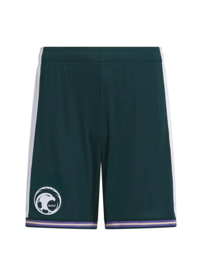 اديداس شورت المنتخب السعودي الأساسي لعام 2026 للأطفال